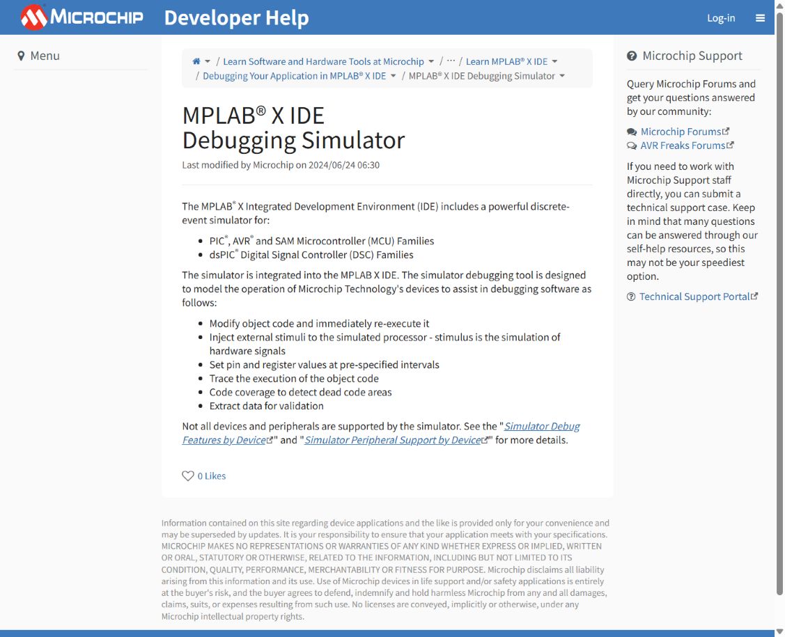 MPLAB X IDE · 원문 페이지 캡처