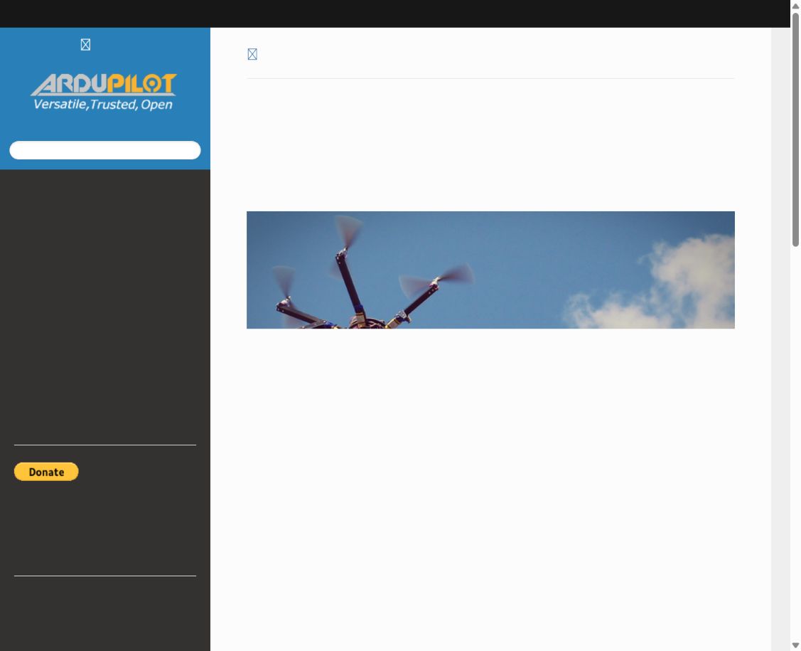 ArduPilot Copter 공식 문서 · 원문 페이지 캡처