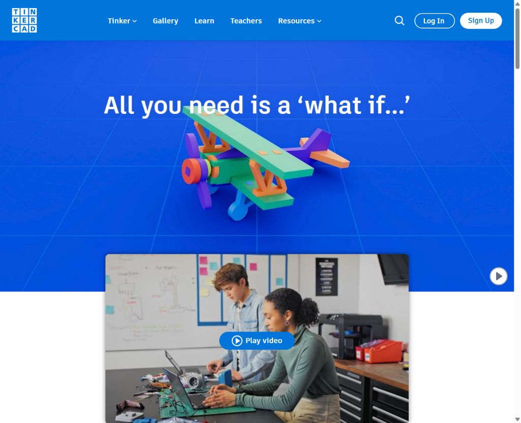 Tinkercad · 원문 페이지 캡처