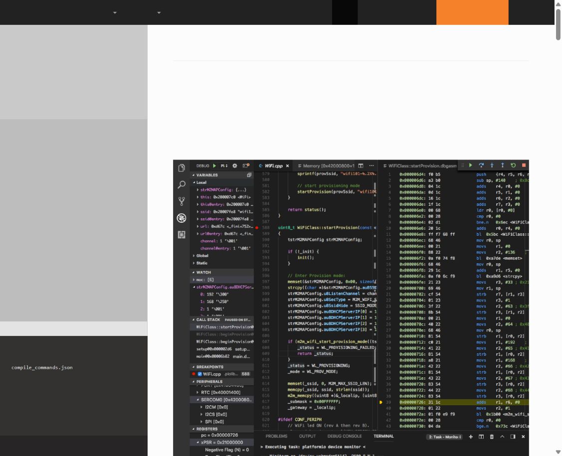 PlatformIO IDE · 원문 페이지 캡처